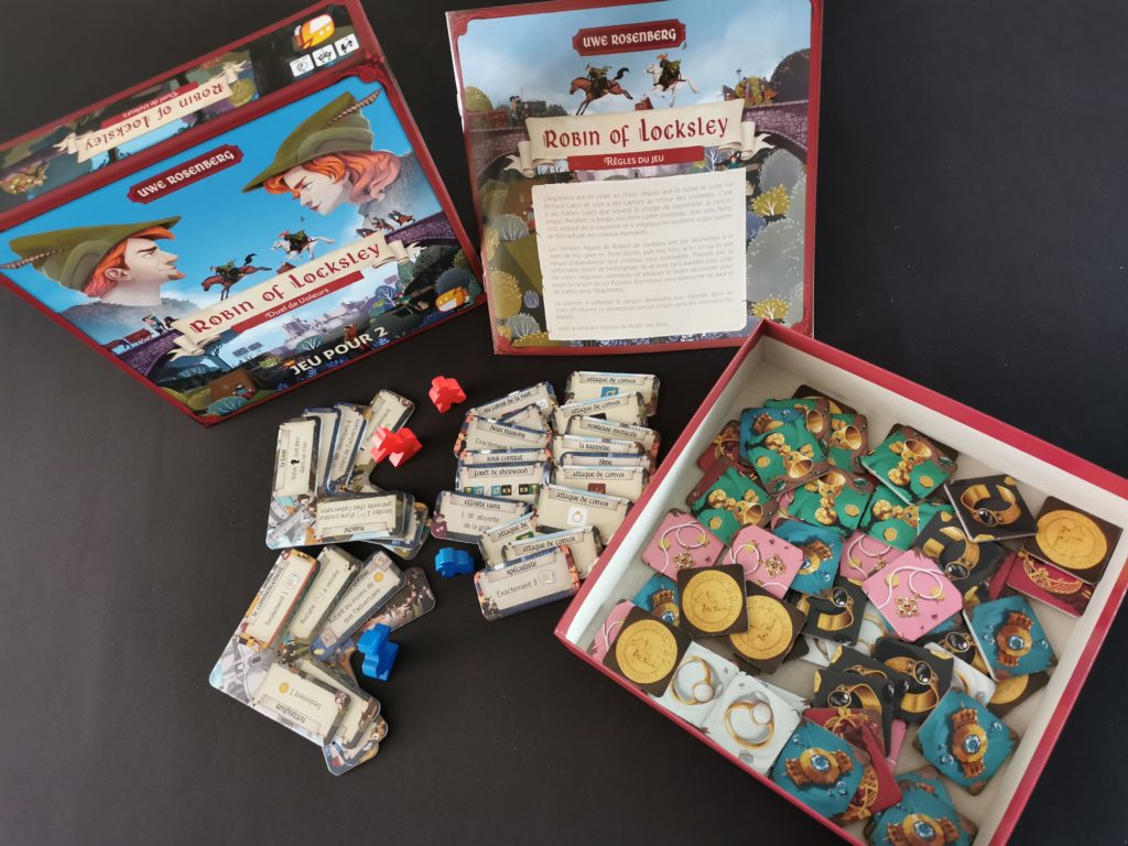 Le Labo des jeux à testé pour vous Robin of Locksley un jeu de placement et de collection pour 2 joueurs