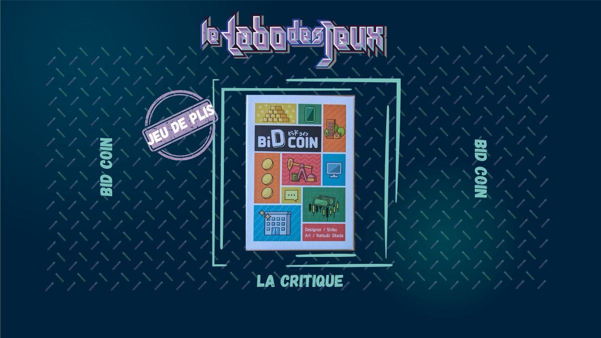 Test: Bid coin | Le Labo des Jeux